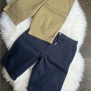 Levi's Kids Tan and Black Shorts